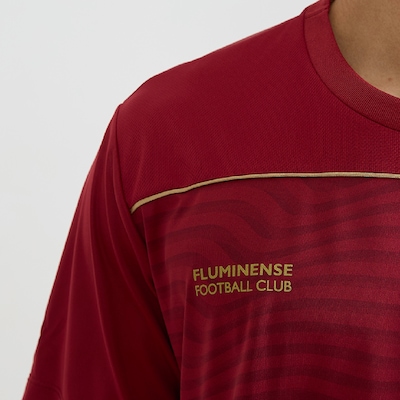 Camisa Do Fluminense Fulgor Grená Braziline Masculino - Foto 3