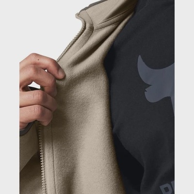 Moletom Under Armour Project Rock Essential Full Zip Masculino - Foto 3