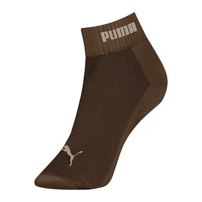 Kit 3 Pares de Meia Puma Cano Baixo Esportiva Feminina - Foto 2