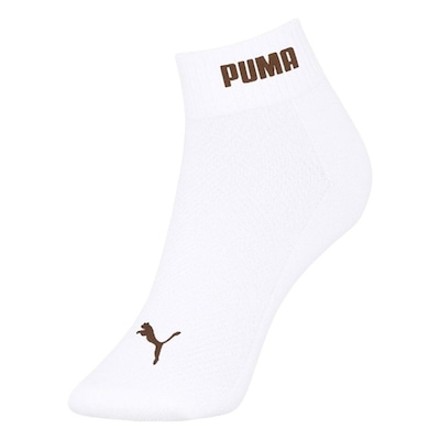Kit 3 Pares de Meia Puma Cano Baixo Esportiva Feminina - Foto 3