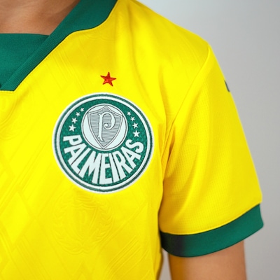 Camisa Do Palmeiras Puma 2025 Uniforme 3 Torcedor - Infantil - Foto 3