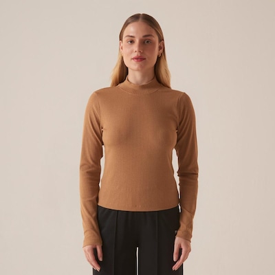 Blusa Manga Longa Fila Essentials Canelada Feminina - Foto 1