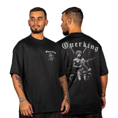Camiseta Overking Oversized Armed Angel Masculina - Foto 3