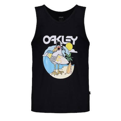 Camiseta Regata Oakley Mad Seagull SM26 Masculina - Foto 1