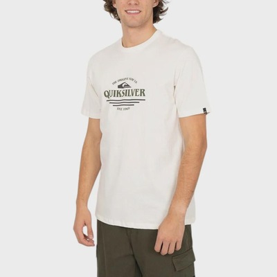 Camiseta Quiksilver Type Line Snow Masculina - Foto 3