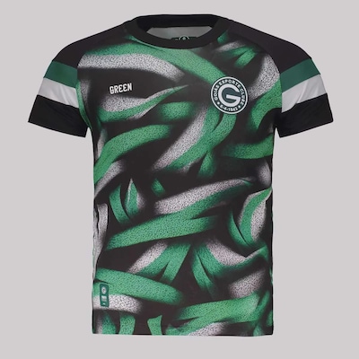Camisa Gr33n Goiás Aquecimento 2024 Masculina - Foto 1