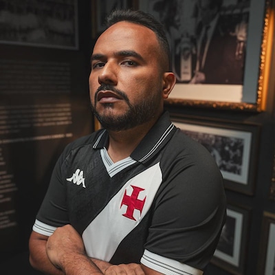 Camisa do Vasco da Gama I 25/26 Torcedor Kappa Masculina - Foto 6