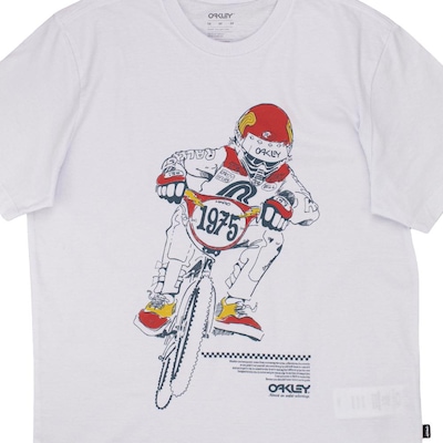Camiseta Oakley BMX SS Tee Masculina - Foto 3