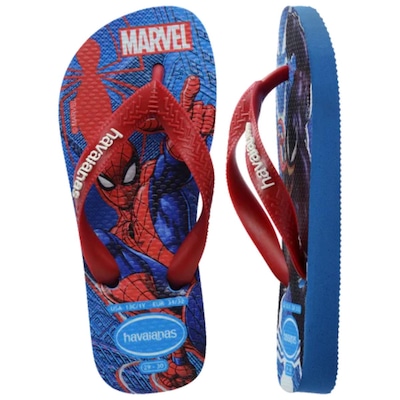 Chinelo Infantil Havaianas Top Marvel II Homem Aranha - Foto 5