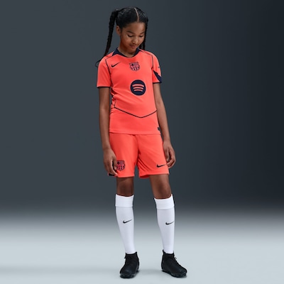 Camisa Barcelona Total 90 III 25/26 Torcedora Pro Nike Infantil - Foto 4