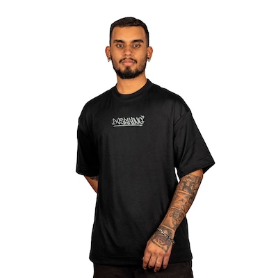 Camiseta Overking Oversized Pixo 2 Masculina - Foto 1