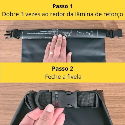 Bolsa Saco Estanque TJK A Prova D'água 10L Reforçada - Foto 6