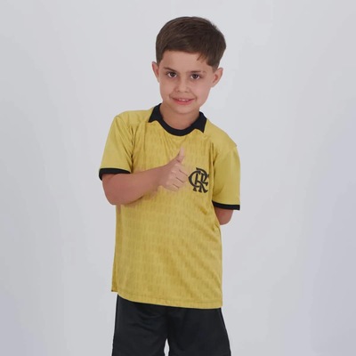 Camisa Flamengo Pedro 9 Chalkboard Infantil - Foto 3
