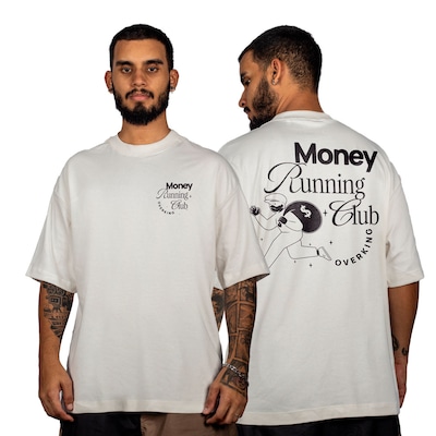 Camiseta Overking Oversized Money Club Masculina - Foto 3