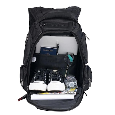 Mochila Ogio Rev Pack Black Stealth Unissex - Foto 4