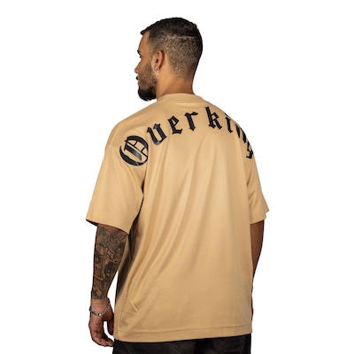 Camiseta Overking Oversized Suedine Gothic Masculina - Foto 2