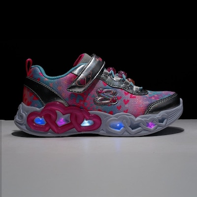 Tênis Skechers Eternal Heart Lights Infantil - Foto 3