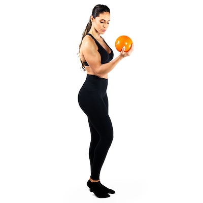 Kit Pilates Vollo Fita + Tapete + Faixas + Tonificadora + Bloco - Foto 5