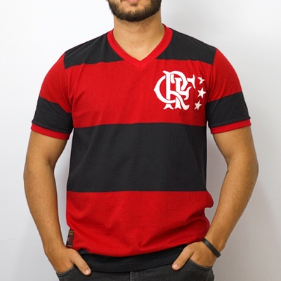 Camisa Flamengo Retrô Libertadores 1981 Braziline - Masculino - Foto 2