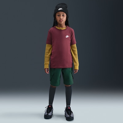 Camiseta Nike Sportswear Futura Infantil - Foto 3