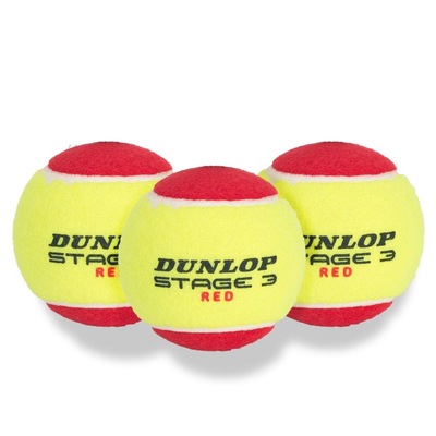 Bola de Tênis Dunlop Stage 3 -  3 unidades - Foto 1