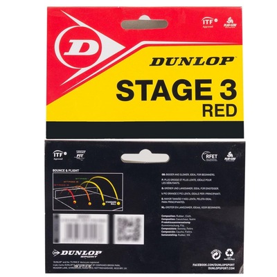 Bola de Tênis Dunlop Stage 3 -  3 unidades - Foto 4