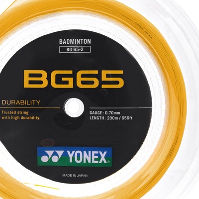 Corda Yonex BG-65 Para Badminton 0.70mm - Rolo com 200 Metros - Foto 2