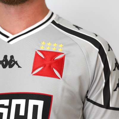Camisa Do Vasco da Gama Kappa 2025 Aquecimento - Masculino - Foto 4