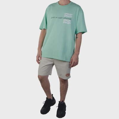 Camiseta Oakley Unfair Advantage Fresh Mint Masculina - Foto 5