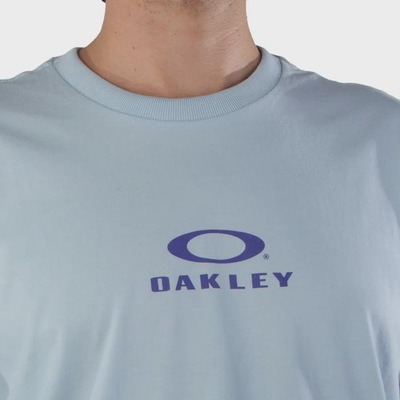 Camiseta Oakley Bark New Tee Frost Masculina - Foto 3