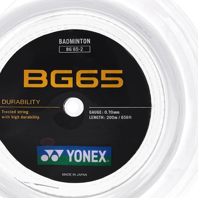 Corda Yonex BG-65 Para Badminton 0.70mm - Rolo com 200 Metros - Foto 2