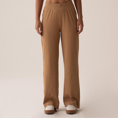 Calça Fila Wide Essentials Canelada Feminina - Foto 2