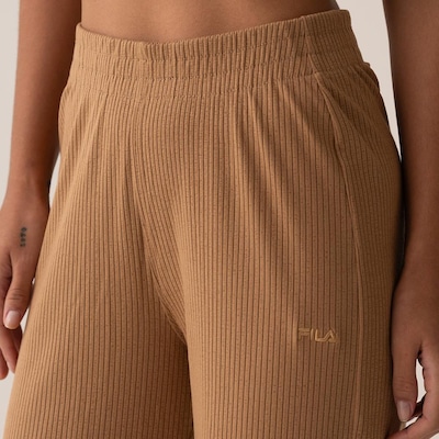 Calça Fila Wide Essentials Canelada Feminina - Foto 3