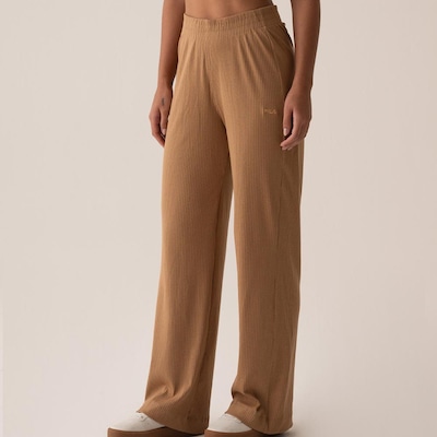 Calça Fila Wide Essentials Canelada Feminina - Foto 4