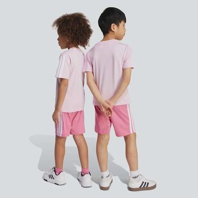 Conjunto adidas Essentials 3 Stripes Infantil - Foto 2