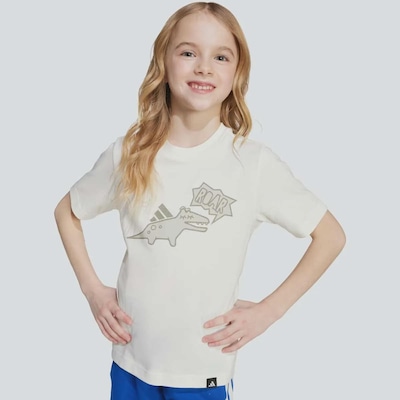 Camiseta adidas Adiraptor Dino Infantil - Foto 6