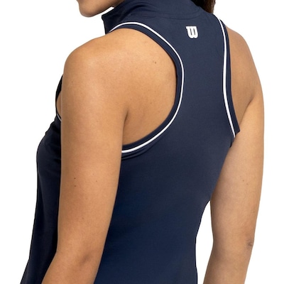 Regata Wilson Tour Zip Tank Feminina - Foto 4