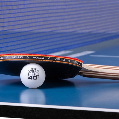 Kit Ping Pong Vollo Force 2 Raquetes + 6 Bolas + Rede Retrátil - Foto 5