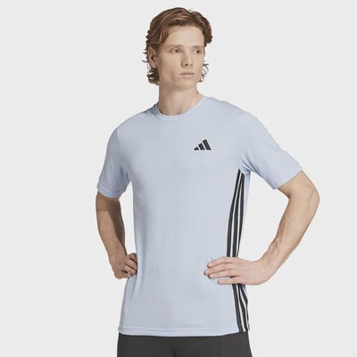 Camiseta adidas Train Essentials 3 Listras Masculina - Foto 2