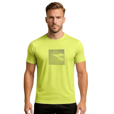 Camiseta Diadora Big Logo Silk Bloco Masculina - Foto 1