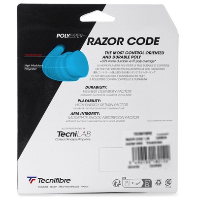 Corda Tecnifibre Razor Code 16 1.30mm - Set Individual - Foto 3