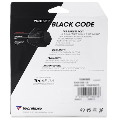 Corda Tecnifibre Black Code 15L 1.32mm - Set Individual - Foto 3