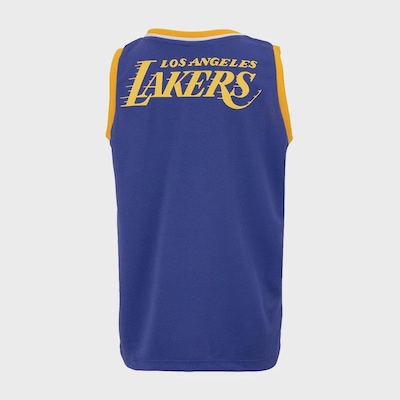 Kit Uniforme Braziline Los Angeles Lakers Infantil - Foto 3