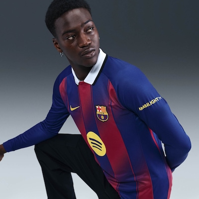 Camisa Barcelona Manga Longa I 2025/26 Torcedor Pro Nike Masculina - Foto 3