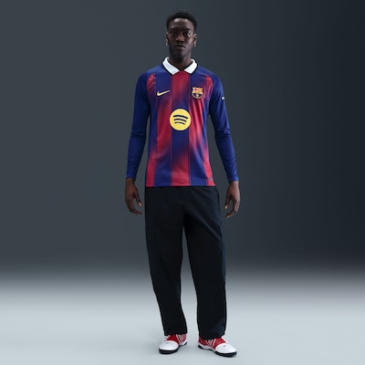 Camisa Barcelona Manga Longa I 2025/26 Torcedor Pro Nike Masculina - Foto 4
