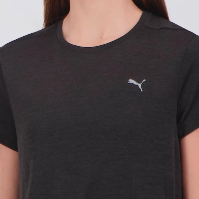 Camiseta Puma Run Favorite Heather SS Tee Feminina - Foto 5