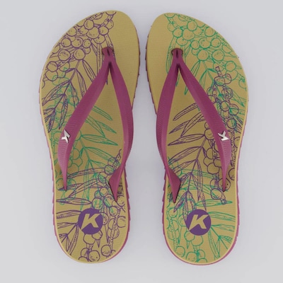 Chinelo Kenner Ibiza Açaí Feminino - Foto 1