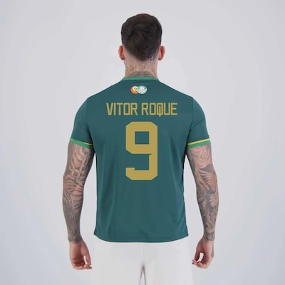Camisa Palmeiras IV Verde 9 Vitor Roque Energy Masculina - Foto 1