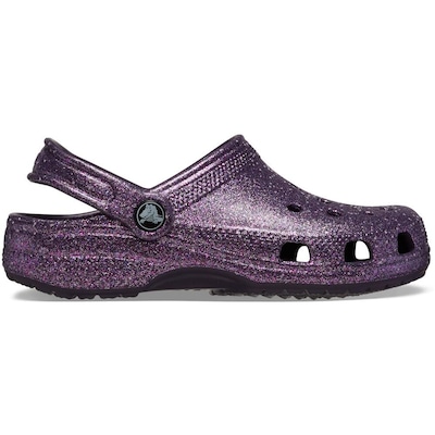 Sandália Crocs Unissex Classic Space Glitter Clog K - Foto 1