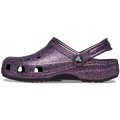 Sandália Crocs Unissex Classic Space Glitter Clog K - Foto 3